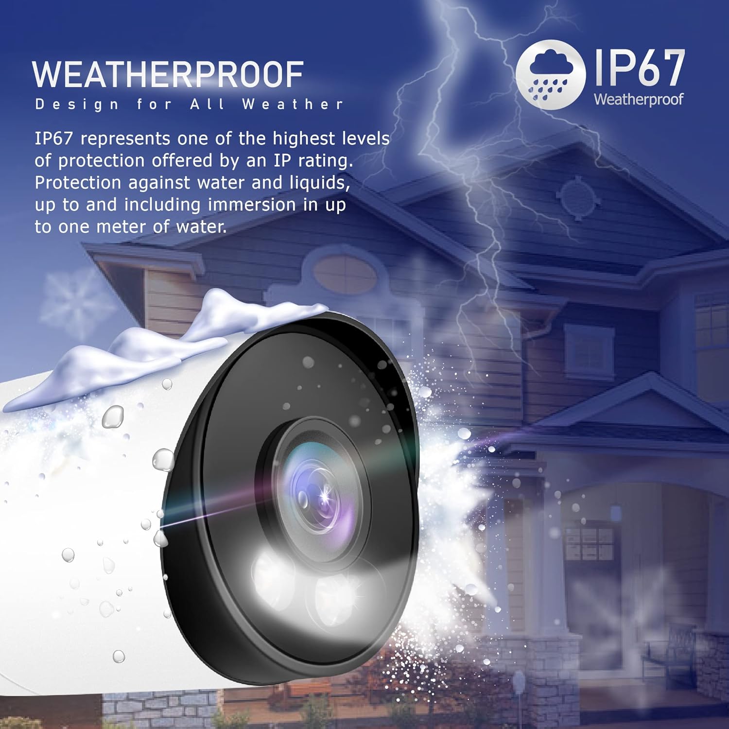 Hikvision/Uniview Compatible IP Bullet Camera (4MP)- IPC-YB424