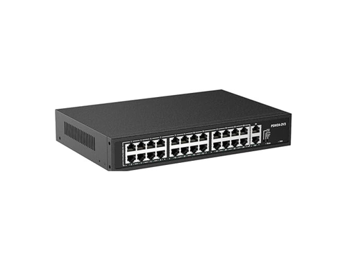 24 Port PoE Switch with 2 Gigabit Uplinks (280W)