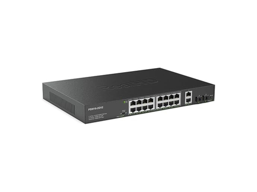 16 PORT POE SWITCH WITH 2 SFP UPLINKS (300W)