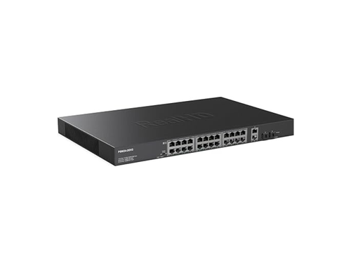 24 Port PoE Switch with 2 Gigabit Uplinks & 2 SFP Ports (400W)
