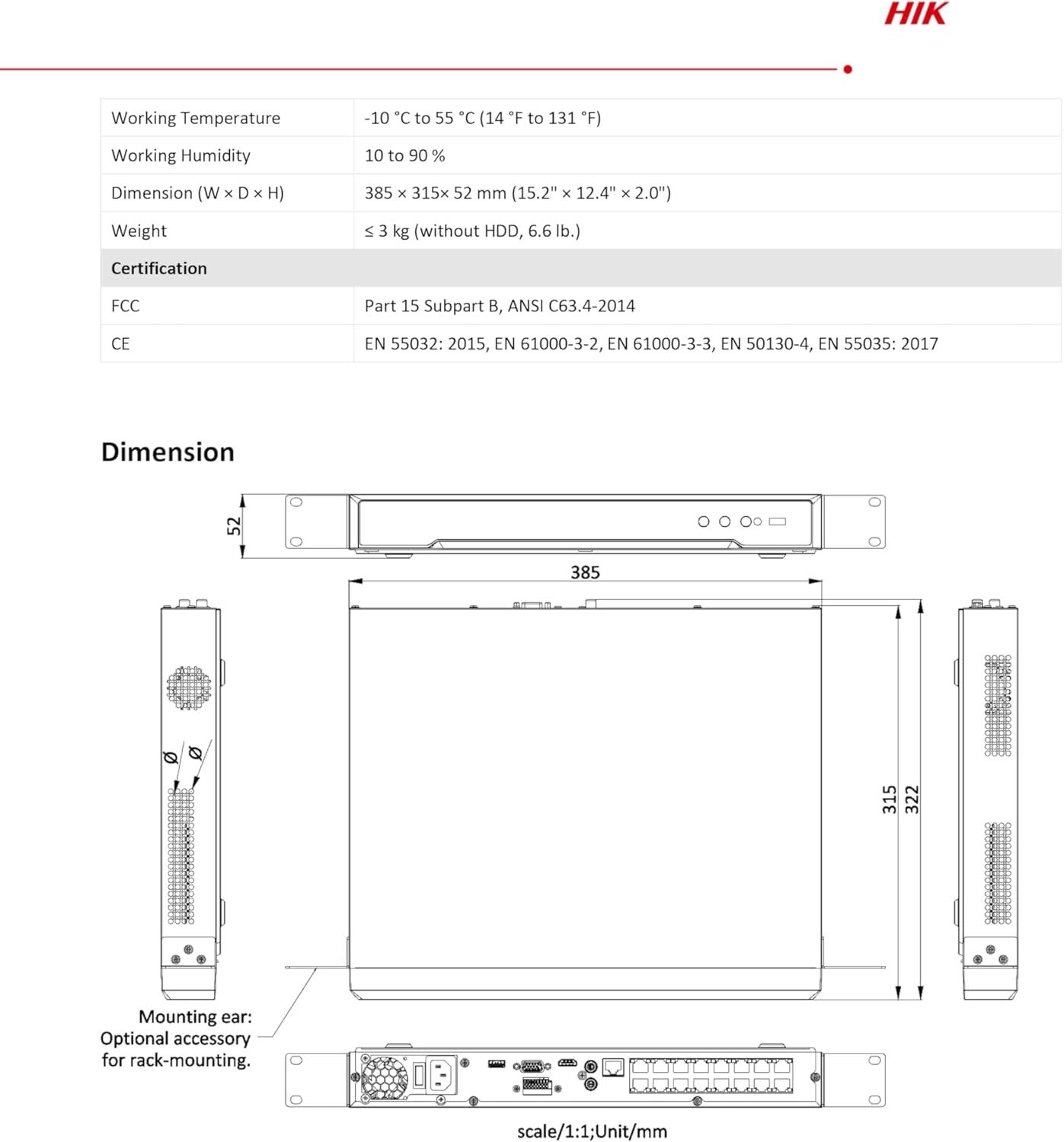 Hikvision - DS-7632NI-K2/16P (32ch NVR)