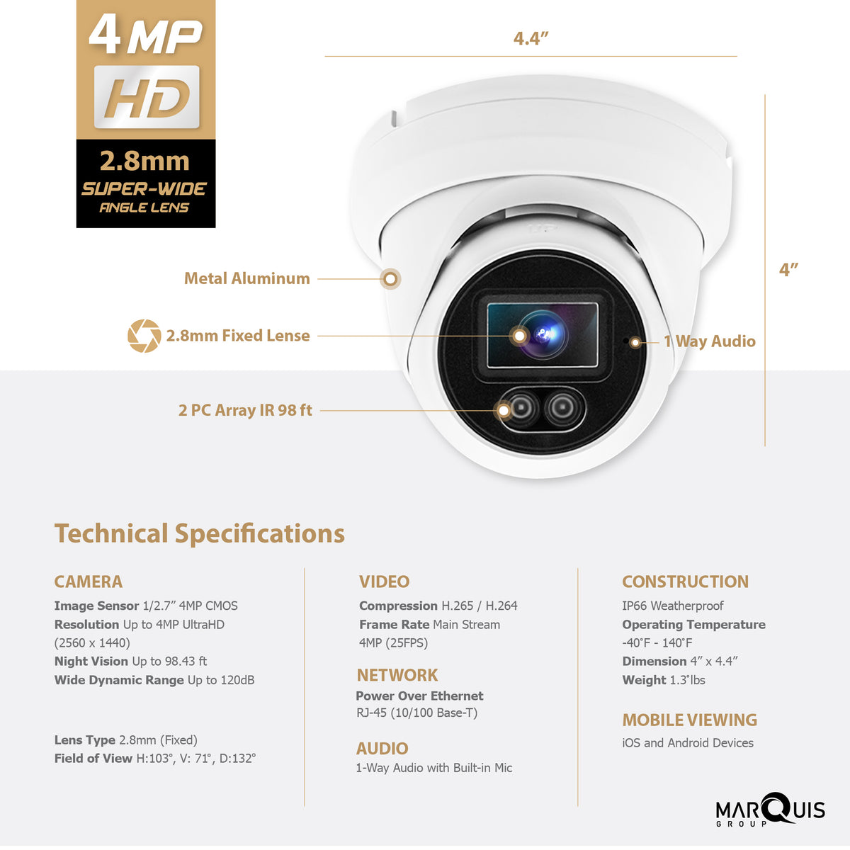 IPC-XD400 (4MP) – Marquis Group, Inc.