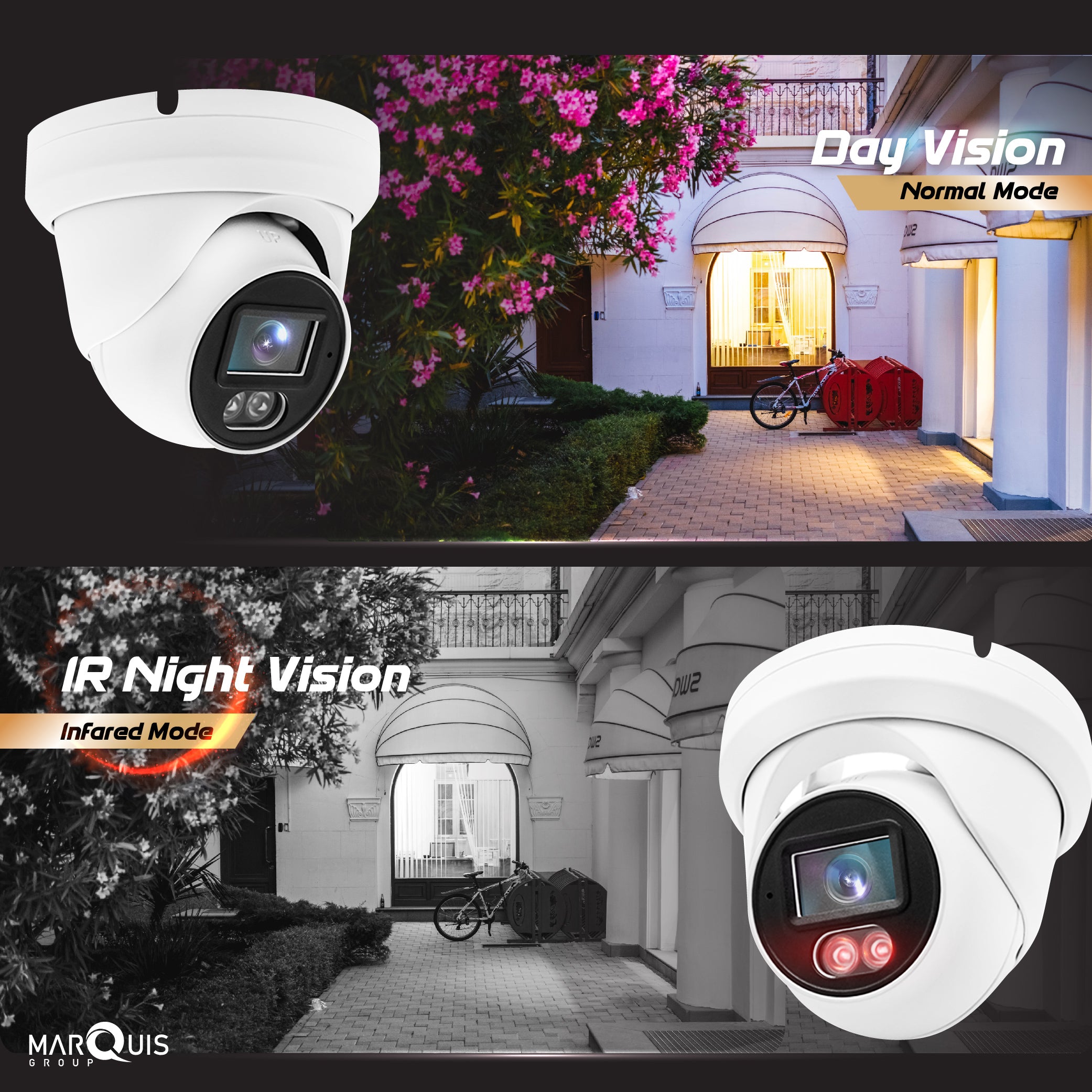 Hikvision/Uniview Compatible IP Turret Camera (4MP)-IPC-XD400