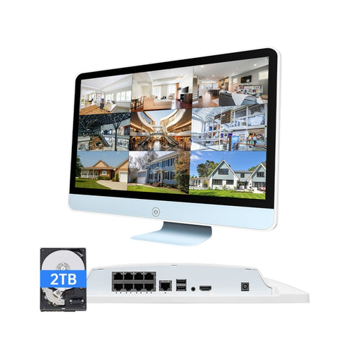 NVR3108-P8-S3L (8ch NVR + 2TB)