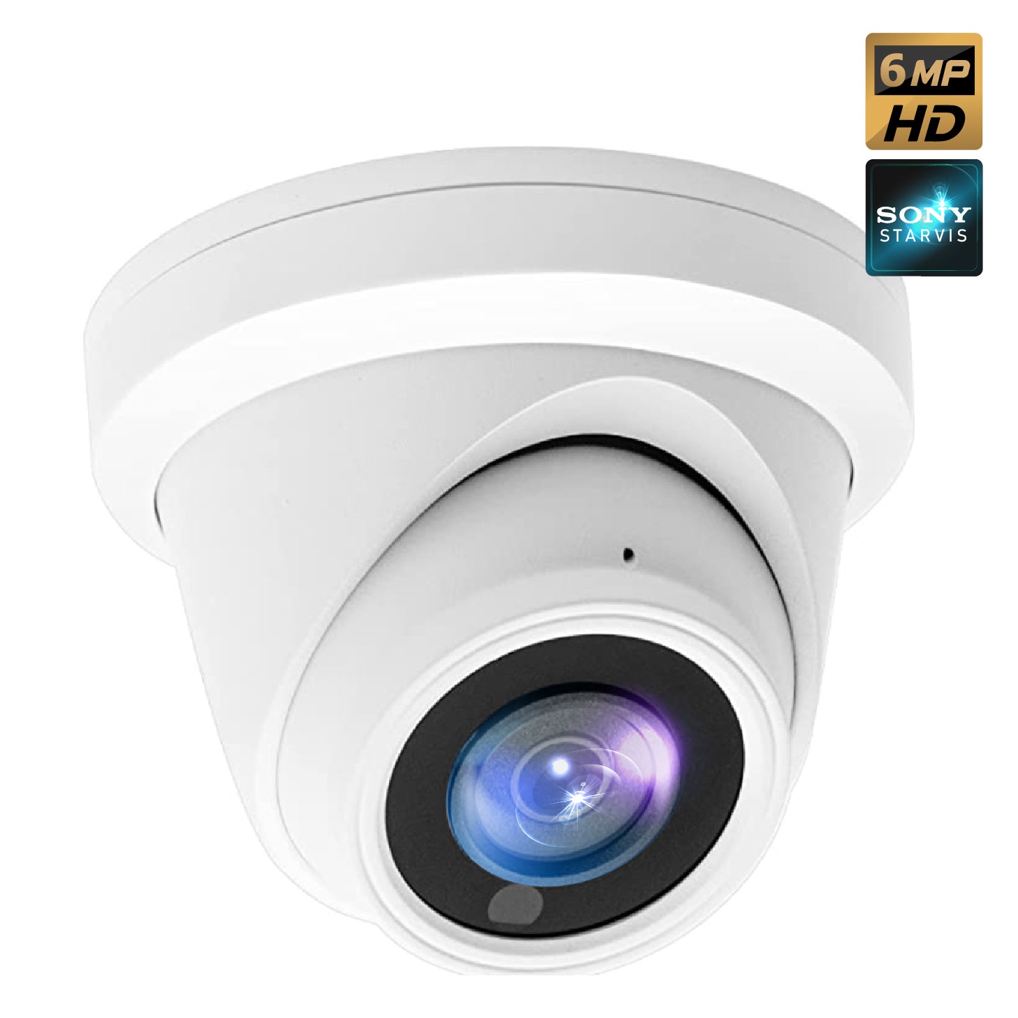 Hikvision/Uniview Compatible IP Turret Camera (6MP)- IPC-YT60